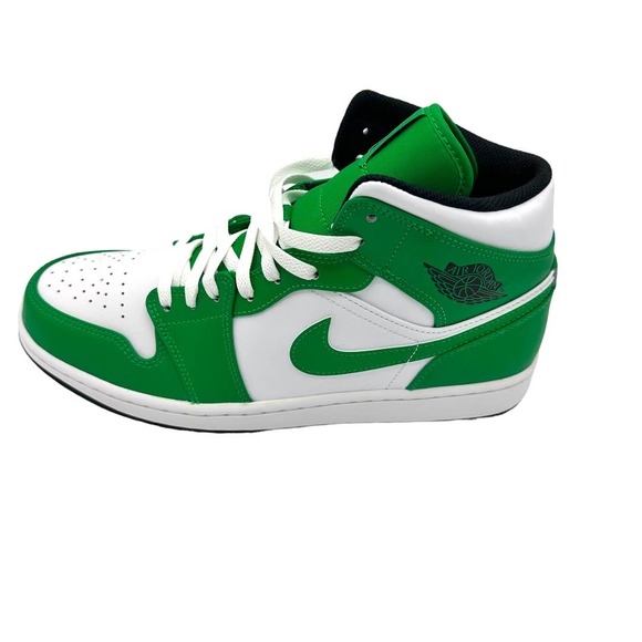 NIKE JORDAN ONE MID LUCKY GREEN SIZE 11 DEADSTOCK - Picture 2 of 7